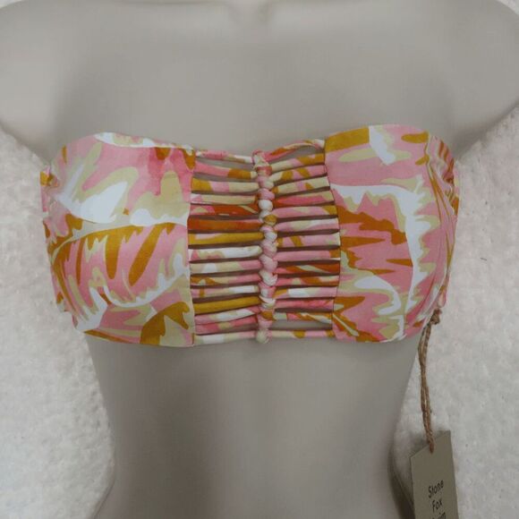 Stone Fox Swim Hot Tropix Inez Top Size Medium - Picture 1 of 5